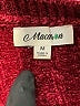 Macaron 100% Polyester Burgundy Pullover Sweater Size M - photo 7