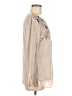 Punt Roma 100% Polyloom Tan Long Sleeve Blouse Size M - photo 4