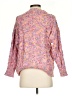 Unbranded 100% Acrylic Tweed Pink Pullover Sweater Size S - photo 2