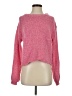 Unbranded 100% Polyester Pink Pullover Sweater Size S - photo 1