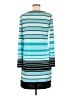MICHAEL Michael Kors Stripes Teal Casual Dress Size M - photo 2