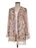 Xhilaration 100% Polyester Ivory Kimono Size M - photo 1