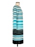 MICHAEL Michael Kors Stripes Teal Casual Dress Size M - photo 4
