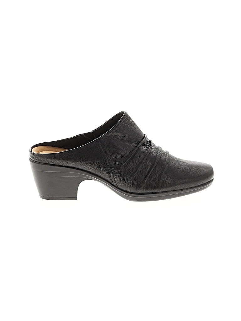 Pre-owned Clarks Mule/clog In Black