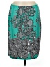 Spense Paisley Teal Casual Skirt Size M - photo 1