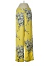 Vero Moda Floral Yellow Casual Pants Size XS - photo 1