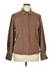 Norton McNaughton Brown Long Sleeve Blouse Size 14 - photo 1