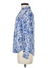 Zara Paisley Blue Long Sleeve Blouse Size M - photo 5
