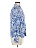 Zara Paisley Blue Long Sleeve Blouse Size M - photo 4