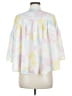 Shein 100% Polyester Color Block White 3/4 Sleeve Blouse Size 6 - photo 2