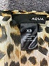 Aqua 100% Polyester Animal Print Gold Short Sleeve Blouse Size XS - photo 7