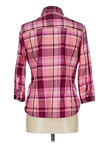 JCPenney 3/4 Sleeve Button-Down Shirt (view 2)