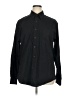 Arrow Solid Black Long Sleeve Button-Down Shirt Size XL - photo 1