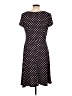 Perceptions Polka Dots Black Casual Dress Size L - photo 2