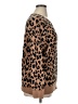Kim Rogers 100% Cotton Animal Print Brown Pullover Sweater Size 1X - photo 4