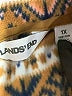 Lands' End 100% Polyester Brown Pullover Sweater Size 1X - photo 7