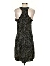 Audrey 3+1 100% Polyester Animal Print Black Casual Dress Size S - photo 2