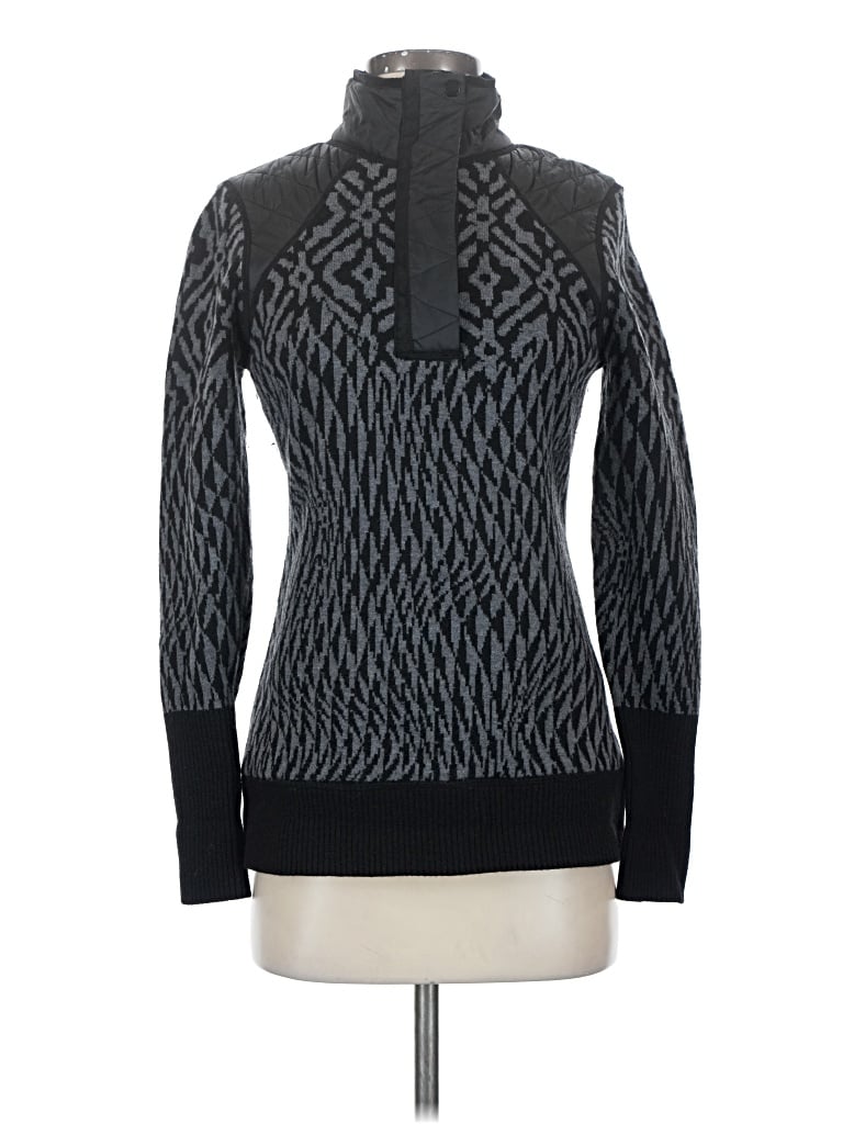 Pre-owned Smartwool Fleece Jacket In Black