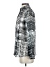 Vince Camuto 100% Polyester Print Gray Long Sleeve Blouse Size XS - photo 5