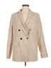 Morrisday The Label 100% Polyester Checkered-gingham Tan Blazer Size M - photo 1