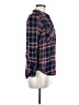 Ambiance Plaid Blue Long Sleeve Button-Down Shirt Size M - photo 4