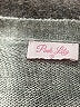 Pink Lily Hearts Gray Pullover Sweater Size L - photo 4
