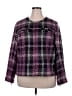 Chadwicks Plaid Purple Jacket Size 20W - photo 1