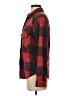 Modish Rebel Plaid Red Long Sleeve Blouse Size XS - photo 5