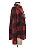 Modish Rebel Plaid Red Long Sleeve Blouse Size XS - photo 4