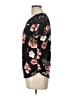 Assorted Brands Floral Black Short Sleeve Blouse Size L - photo 5
