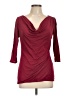 Studio Y Burgundy 3/4 Sleeve Top Size L - photo 1