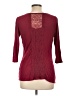 Studio Y Burgundy 3/4 Sleeve Top Size L - photo 2