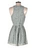 She + Sky 100% Polyester Paisley Gray Romper Size S - photo 2