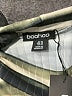 Boohoo Stripes Gray Casual Dress Size 14 - photo 7