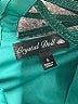 Crystal Doll 100% Polyester Tweed Teal Cocktail Dress Size 5 - photo 7