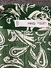 MNG 100% Viscose Paisley Green Long Sleeve Button-Down Shirt Size 16 - photo 7