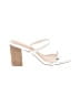 Lulus White Sandals Size 8 - photo 1