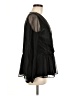 NSR 100% Polyester Black Long Sleeve Blouse Size M - photo 4