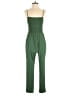 BCBGeneration Solid Green Jumpsuit Size S - photo 1