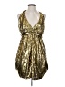 Walmart Metallic Gold Cocktail Dress Size S - photo 1
