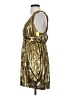 Walmart Metallic Gold Cocktail Dress Size S - photo 5