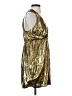 Walmart Metallic Gold Cocktail Dress Size S - photo 4