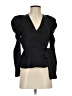 A.L.C. 100% Silk Black Long Sleeve Silk Top Size 2 - photo 1