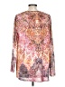 Time and Tru 100% Polyester Pink Long Sleeve Blouse Size 12 - 14 - photo 2
