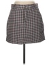 Madewell Houndstooth Gray Brown Casual Skirt Size 0 - photo 1