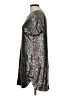 A.gain Metallic Silver Cocktail Dress Size L - photo 5