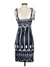 Pure Navy Graphic Blue Cocktail Dress Size 2 - photo 2