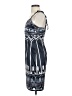 Pure Navy Graphic Blue Cocktail Dress Size 2 - photo 5