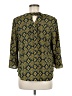 41Hawthorn 100% Polyester Yellow 3/4 Sleeve Blouse Size M - photo 2