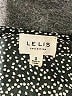 Le Lis 100% Polyester Polka Dots Black Romper Size S - photo 4